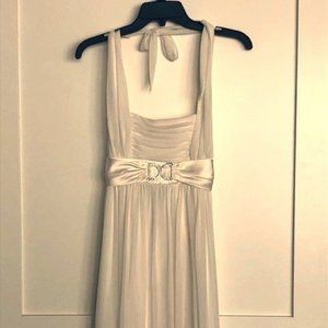 Special occasion white dress-size med